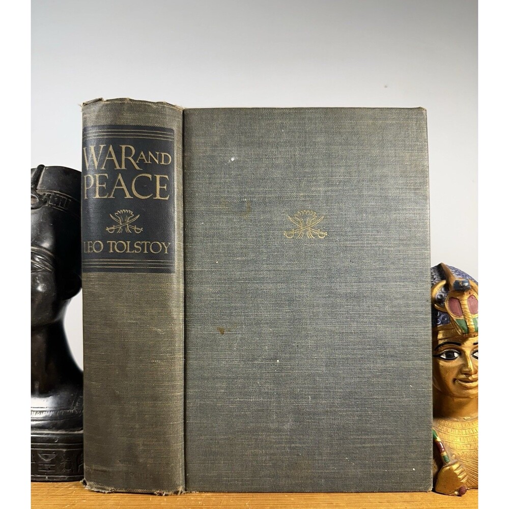 War and Peace Leo Tolstoy 1942 Inner Sanctum 1st Ed 1st Printing + Readers Guide